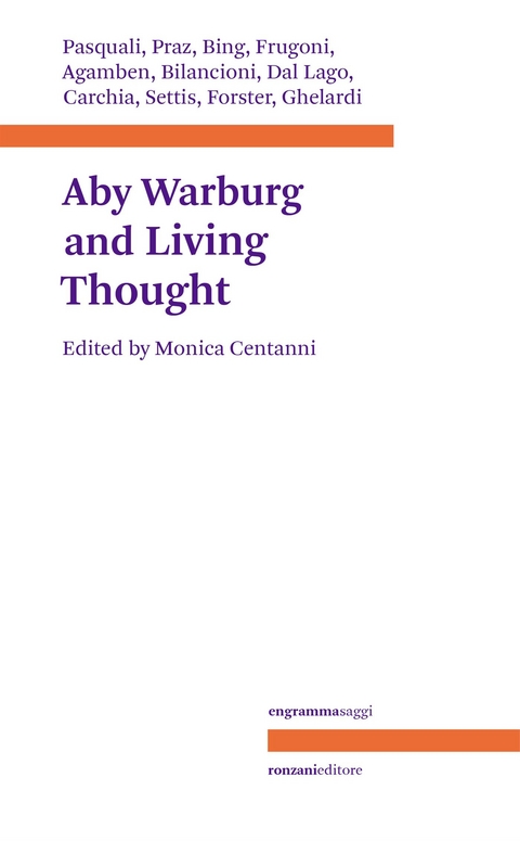 Warburg and Living Thought - Monica Centanni