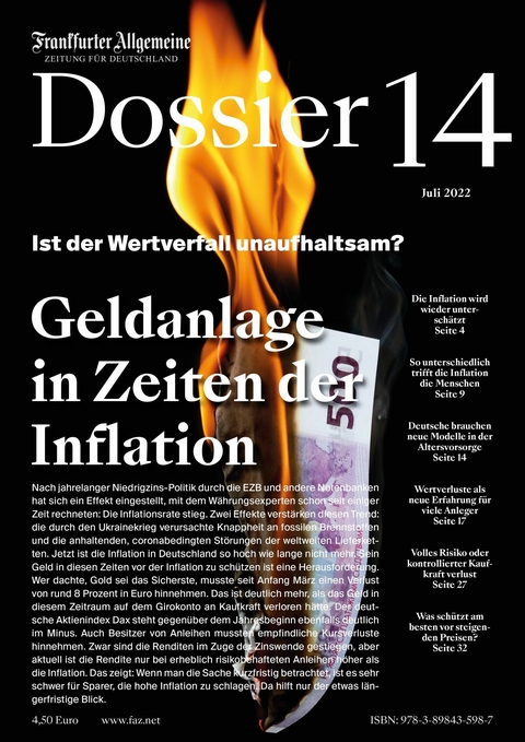 Geldanlage in Zeiten der Inflation -  Frankfurter Allgemeine Archiv