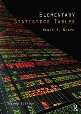 Elementary Statistics Tables - Neave, Henry