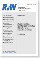 Musterverträge für Handelsvertreter, Händler und Francisepartner - Niebling, Jürgen