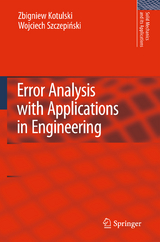 Error Analysis with Applications in Engineering - Zbigniew A. Kotulski, Wojciech Szczepinski