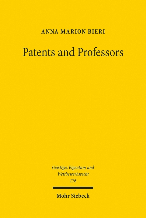 Patents and Professors -  Anna Marion Bieri