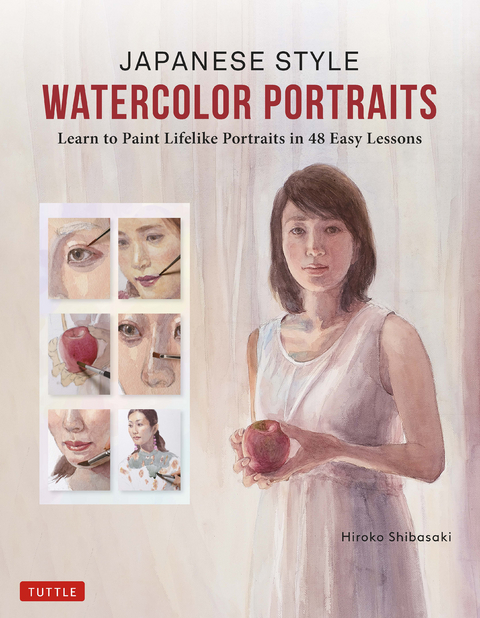 Japanese Style Watercolor Portraits - Hiroko Shibasaki