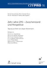 Zehn Jahre ZPO – Zwischenstand und Perspektive - 