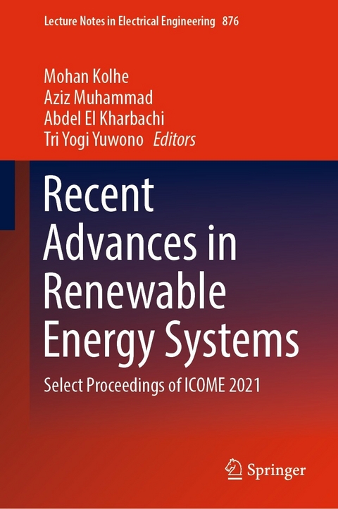 Recent Advances in Renewable Energy Systems - 