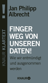 Finger weg von unseren Daten! -  Jan Philipp Albrecht