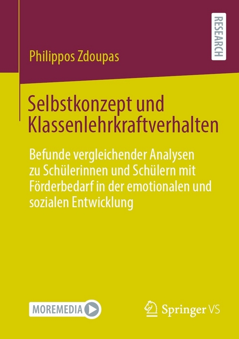 Selbstkonzept und Klassenlehrkraftverhalten - Philippos Zdoupas