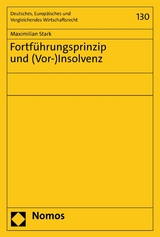 Fortführungsprinzip und (Vor-)Insolvenz -  Maximilian Stark