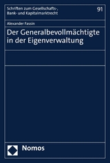 Der Generalbevollmächtigte in der Eigenverwaltung - Alexander Fassin