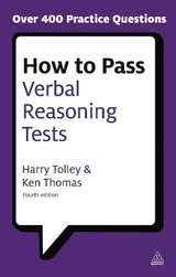 How to Pass Verbal Reasoning Tests - Tolley, Harry; Thomas, Ken