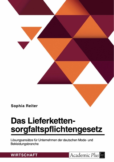 Das Lieferkettensorgfaltspflichtengesetz. Lösungsansätze für Unternehmen der deutschen Mode- und Bekleidungsbranche -  Sophia Reiter