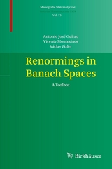 Renormings in Banach Spaces - Antonio José Guirao, Vicente Montesinos, Václav Zizler