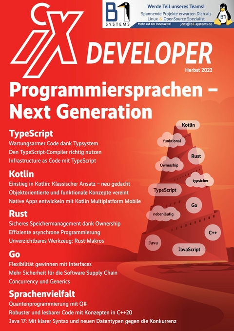 iX Developer Programmiersprachen - Next Generation 2022 -  iX-Redaktion