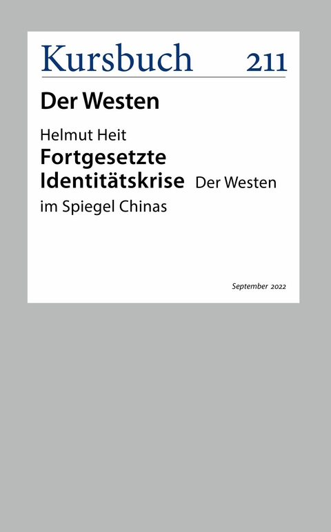 Fortgesetzte Identitätskrise - Helmut Heit