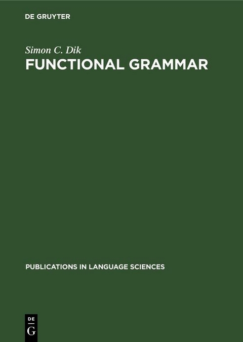 Functional Grammar - Simon C. Dik