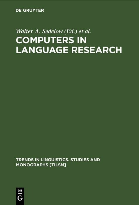 Computers in Language Research - 