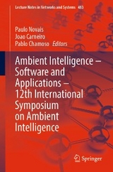 Ambient Intelligence – Software and Applications – 12th International Symposium on Ambient Intelligence - 