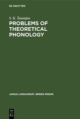 Problems of Theoretical Phonology - S. K. Šaumjan