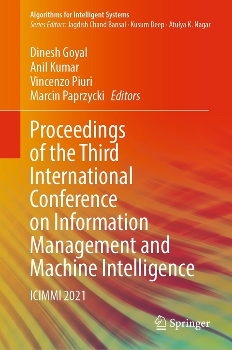 Proceedings of the Third International Conference on Information Management and Machine Intelligence - 