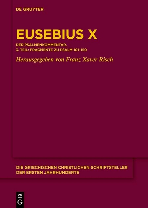 Eusebius Werke -  Eusebius von Caesarea