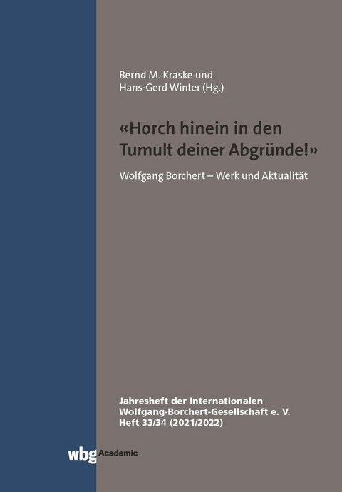 "Horch hinein in den Tumult deiner Abgründe." - 