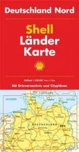 Shell Länderkarte Deutschland Nord - 