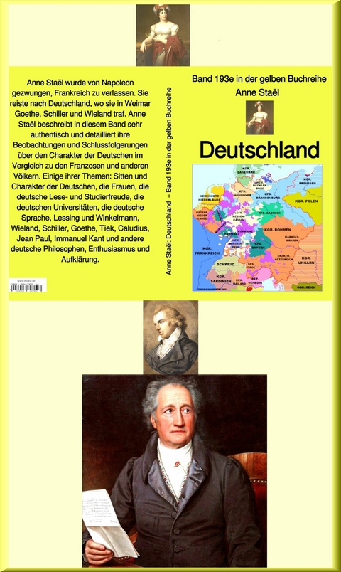 Anne Staël: Deutschland  –  Band 193e in der gelben Buchreihe – bei Jürgen Ruszkowski - Anne Staël: