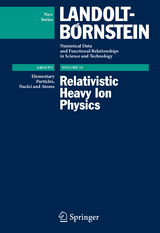 Relativistic Heavy Ion Physics - 