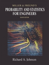 Miller & Freund's Probability and Statistics for Engineers - Johnson, Richard; Miller, Irwin; Freund, John