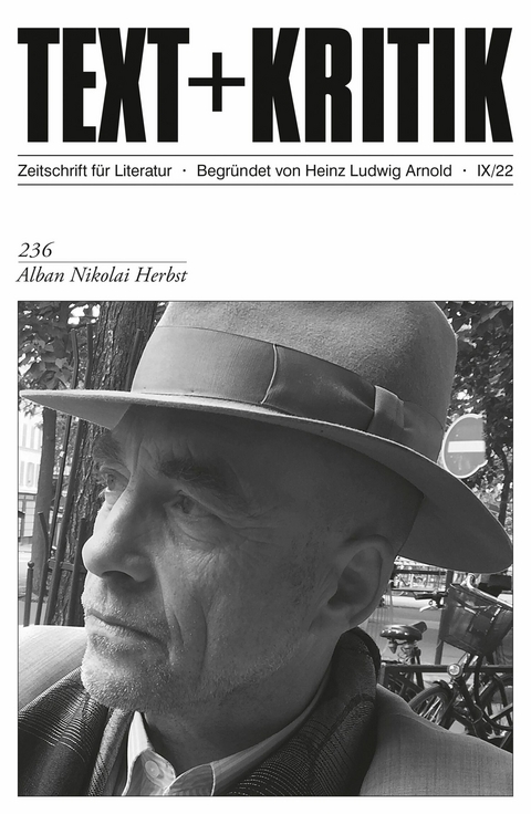 TEXT + KRITIK 236 - Alban Nikolai Herbst - 