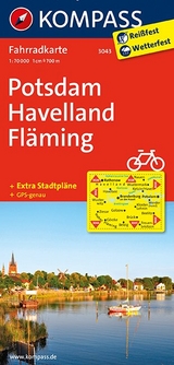 KOMPASS Fahrradkarte Potsdam, Havelland, Fläming - 