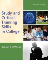 Study and Critical Thinking Skills in College - McWhorter, Kathleen T.