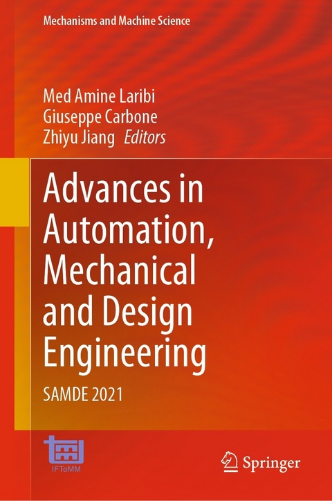 Advances in Automation, Mechanical and Design Engineering - 