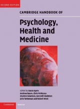 Cambridge Handbook of Psychology, Health and Medicine - Ayers, Susan; Baum, Andrew; McManus, Chris; Newman, Stanton; Wallston, Kenneth