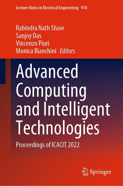 Advanced Computing and Intelligent Technologies - 