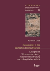 ›Popularität‹ in der deutschen Hochaufklärung -  Korbinian Lindel