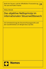 Das objektive Nettoprinzip im internationalen Steuerwettbewerb -  Niklas Woitok