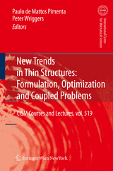 New Trends in Thin Structures: Formulation, Optimization and Coupled Problems - 