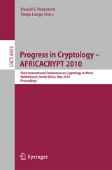 Progress in Cryptology - AFRICACRYPT 2010 - 