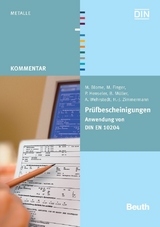 Prüfbescheinigungen - Blome, M.; Finger, M.; Henseler, P.; Müller, B.; Wehrstedt, A.; Zimmermann, H.-J.