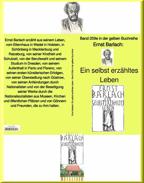 Ein selbst erzähltes Leben – Band 209e in der gelben Buchreihe – bei Jürgen Ruszkowski - Ernst Barlach