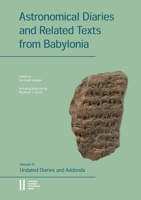 Astronomical Diaries and Related Texts from Babylonia - Abraham J. Sachs