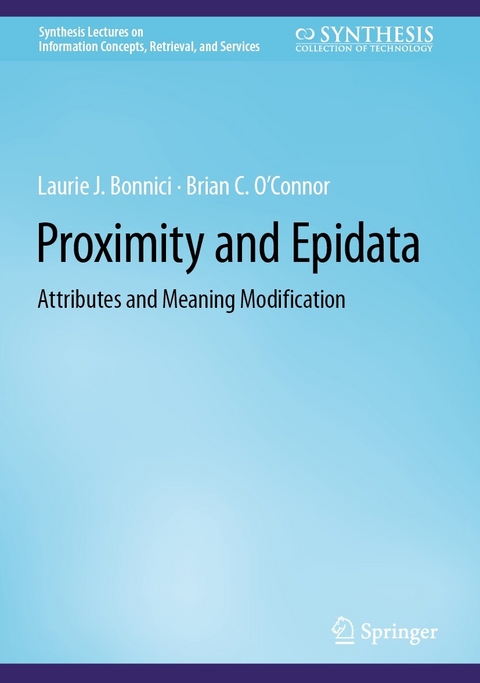 Proximity and Epidata - Laurie J. Bonnici, Brian C. O'Connor