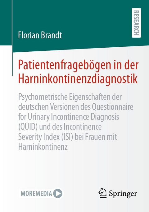 Patientenfragebögen in der Harninkontinenzdiagnostik -  Florian Brandt