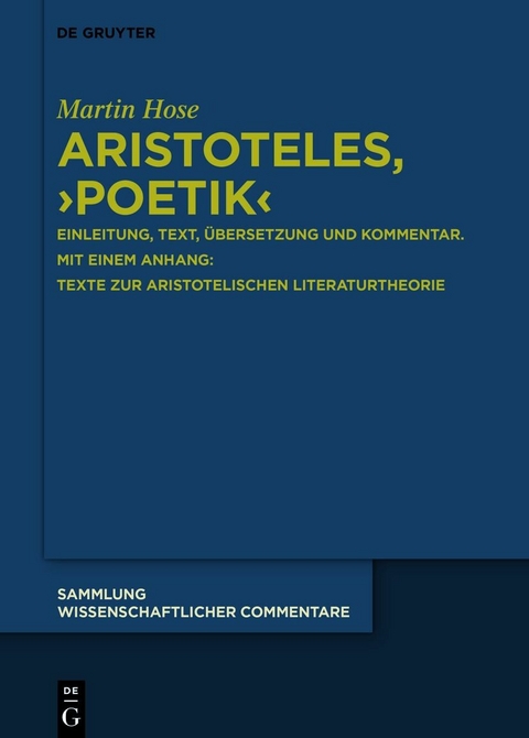 Aristoteles, ??Poetik? -  Martin Hose