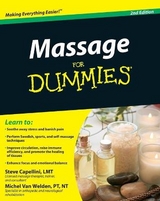 Massage For Dummies - Capellini, Steve; Van Welden, Michel