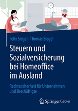 Steuern und Sozialversicherung bei Homeoffice im Ausland -  Felix Siegel,  Thomas Siegel