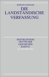 Die Landständische Verfassung -  Kersten Krüger