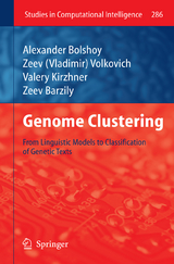Genome Clustering - Alexander Bolshoy, Zeev Volkovich, Valery Kirzhner, Zeev Barzily