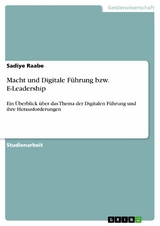 Macht und Digitale Führung bzw. E-Leadership - Sadiye Raabe